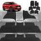 6D Diamond Car Floor Mats for Skoda Kodiaq 2017-Current-Ultimate Set-Black-Outback GT