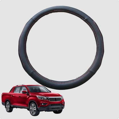 Steering Wheel Cover for SsangYong Musso 2018-Current 38CM Leather | Circle