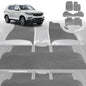 6D Diamond Car Floor Mats for SsangYong Rexton 2017-Current-Ultimate Set-Grey-Outback GT