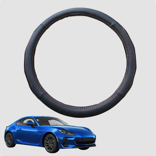 Steering Wheel Cover for Subaru BRZ 2012-2021 38CM Leather | Circle
