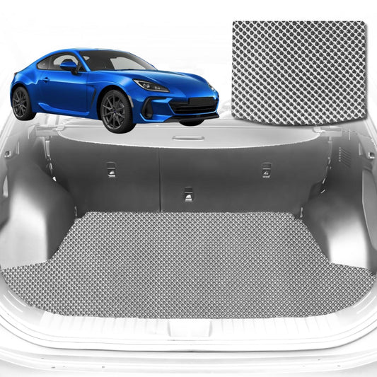 6D Diamond Car Boot Mat for Subaru BRZ Z12012-2021-Cargo Mat-Grey-Outback GT