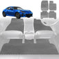 6D Diamond Car Floor Mats for Subaru BRZ 2012-2021-Full Set-Grey-Outback GT