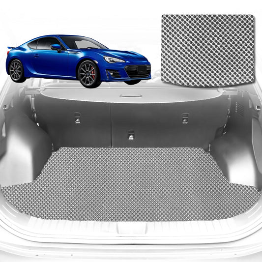 6D Diamond Car Boot Mat for Subaru BRZ Z12021-Current-Coupe-Cargo Mat-Grey-Outback GT