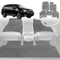 6D Diamond Car Floor Mats for Subaru Forester 2013-2018-Full Set-Grey-Outback GT