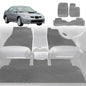 6D Diamond Car Floor Mats for Subaru Impreza 2000-2007-Full Set-Grey-Outback GT