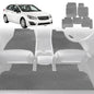 6D Diamond Car Floor Mats for Subaru Impreza 2011-2016-Full Set-Grey-Outback GT