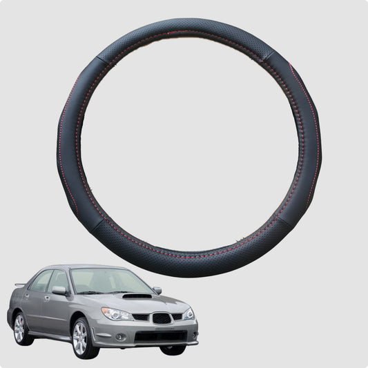 Steering Wheel Cover for Subaru Impreza 2000-2007 38CM Leather | Circle