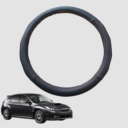 Steering Wheel Cover for Subaru Impreza 2007-2011 38CM Leather | Circle
