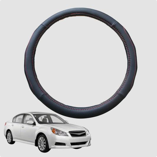 Steering Wheel Cover for Subaru Liberty 2009-2014 38CM Leather | Circle