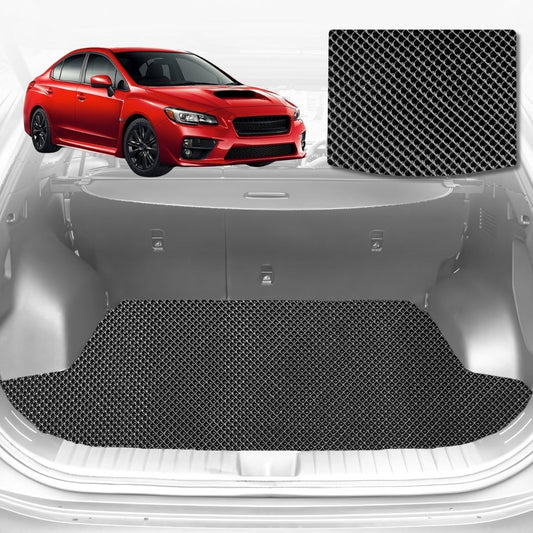 6D Diamond Car Boot Mat for Subaru WRX (Auto/Manual)2014-2021-Cargo Mat-Black-Outback GT