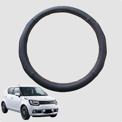 Steering Wheel Cover for Suzuki Ignis 2016-Current 38CM Leather | Circle