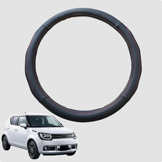 Steering Wheel Cover for Suzuki Ignis 2016-Current 38CM Leather | Circle
