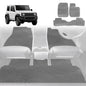 6D Diamond Car Floor Mats for Suzuki Jimny 1998-2018-Full Set-Grey-Outback GT