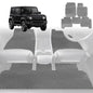 6D Diamond Car Floor Mats for Suzuki Jimny 2018-Current Manual-Full Set-Grey-Outback GT