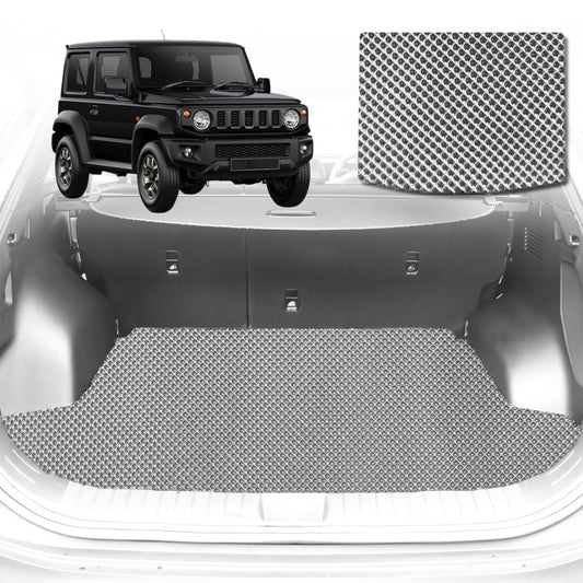6D Diamond Car Boot Mat for Suzuki Jimny Manual2018-Current-Cargo Mat-Grey-Outback GT