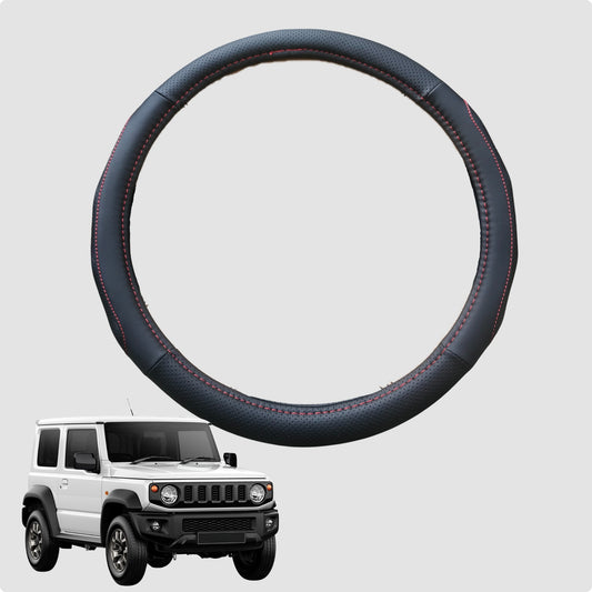 Steering Wheel Cover for Suzuki Jimny 1998-2018 38CM Leather | Circle