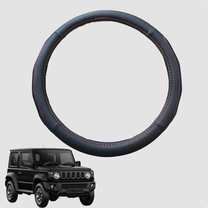 Steering Wheel Cover for Suzuki Jimny 2018-Current 38CM Leather | Circle
