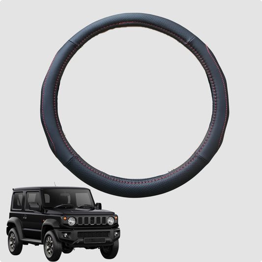 Steering Wheel Cover for Suzuki Jimny 2018-Current 38CM Leather | Circle