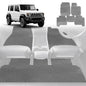 6D Diamond Car Floor Mats for Suzuki Jimny XL 2023-Current Auto Full Set-Grey-Outback GT