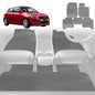 6D Diamond Car Floor Mats for Suzuki Swift 2011-2017-Full Set-Grey-Outback GT