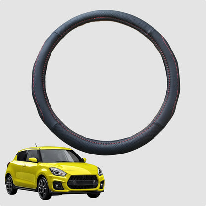 Steering Wheel Cover for Suzuki Swift 2017-Current 38CM Leather | Circle
