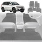 6D Diamond Car Floor Mats for Suzuki Vitara 2015-Current-Full Set-Grey-Outback GT