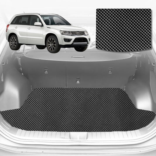 6D Diamond Car Boot Mat for Suzuki Vitara 2015-Current-Cargo Mat-Black-Outback GT