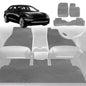 6D Diamond Car Floor Mats for Tesla Model 3 2017-2023-Full Set-Grey-Outback GT