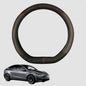 Steering Wheel Cover for Tesla Model Y 2022-Current 38CM Leather | D-Shape