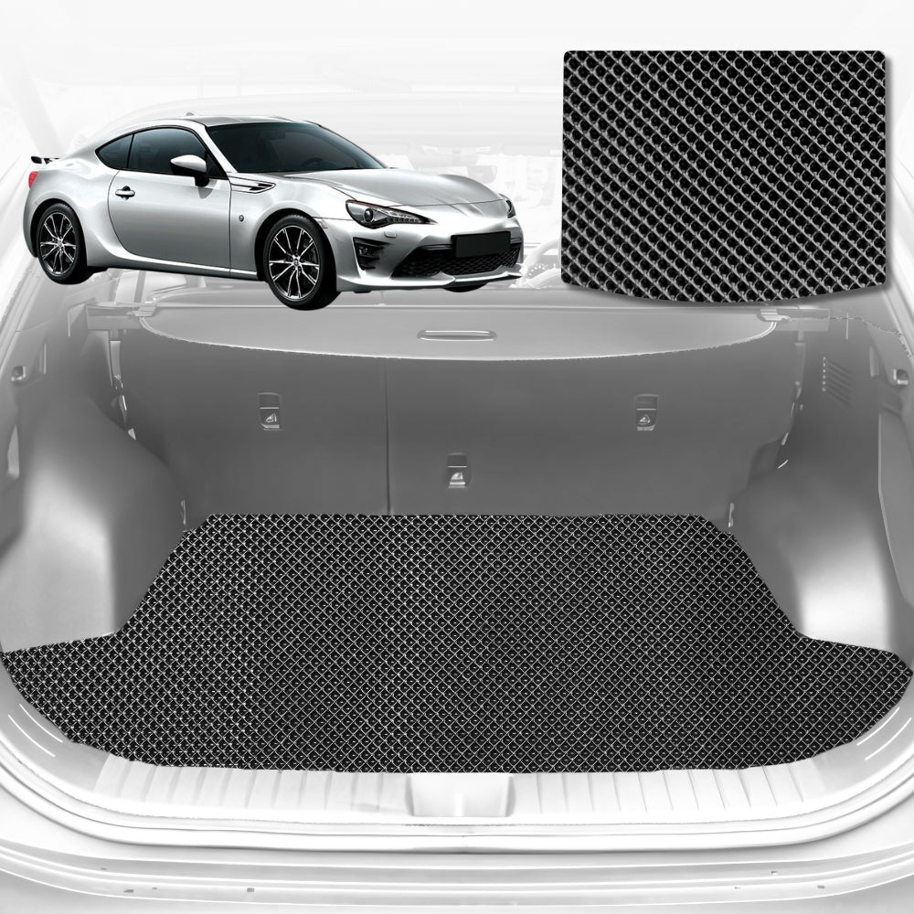 6D Diamond Car Boot Mat for Toyota 86 2012-2021-Coupe-Cargo Mat-Black-Outback GT