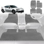 6D Diamond Car Floor Mats for Toyota 86 2012-2021-Full Set-Grey-Outback GT