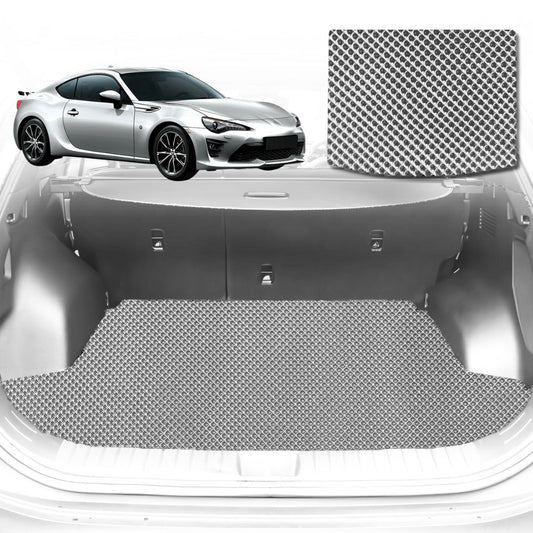 6D Diamond Car Boot Mat for Toyota 86 2012-2021-Coupe-Cargo Mat-Grey-Outback GT