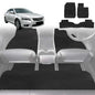 6D Diamond Car Floor Mats for Toyota Aurion 2006-2012-Full Set-Black-Outback GT
