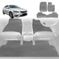 6D Diamond Car Floor Mats for Toyota Aurion 2006-2012-Full Set-Grey-Outback GT