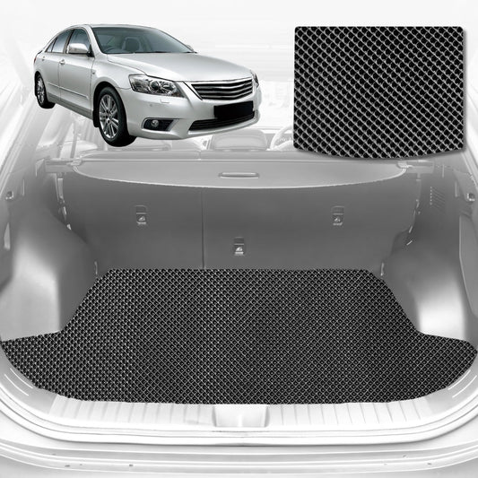 6D Diamond Car Boot Mat for Toyota Aurion (XV40)2006-2012-Sedan-Cargo Mat-Black-Outback GT
