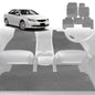 6D Diamond Car Floor Mats for Toyota Aurion 2012-2017-Full Set-Grey-Outback GT