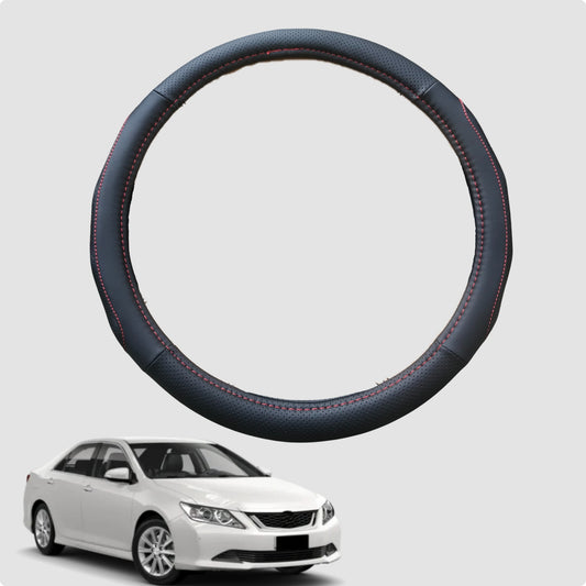 Steering Wheel Cover for Toyota Aurion 2012-2017 38CM Leather | Circle