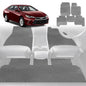 6D Diamond Car Floor Mats for Toyota Camry 2012-2017-Full Set-Grey-Outback GT
