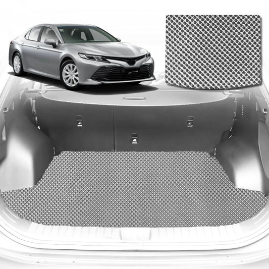 6D Diamond Car Boot Mat for Toyota Camry (XV70)2018-Current-Cargo Mat-Grey-Outback GT