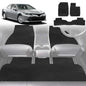 6D Diamond Car Floor Mats for Toyota Camry 2018-Current-Full Set-Black-Outback GT