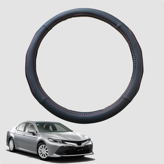 Steering Wheel Cover for Toyota Camry 2018-Current 38CM Leather | Circle