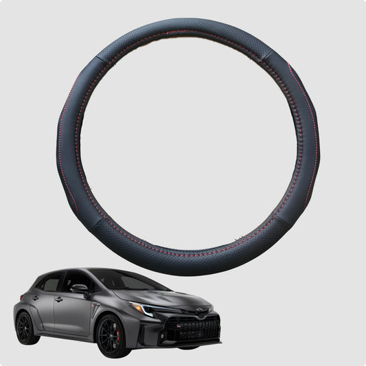 Steering Wheel Cover for Toyota Corolla 2002-2007 38CM Leather | Circle