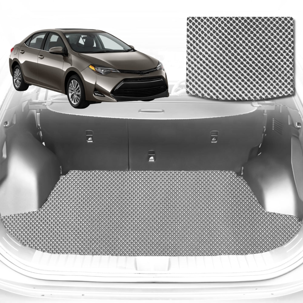 6D Diamond Car Boot Mat for Toyota Corolla Hatch2018-Current-Cargo Mat-Grey-Outback GT