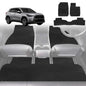 6D Diamond Car Floor Mats for Toyota Corolla Cross 2020-Current-Full Set-Black-Outback GT