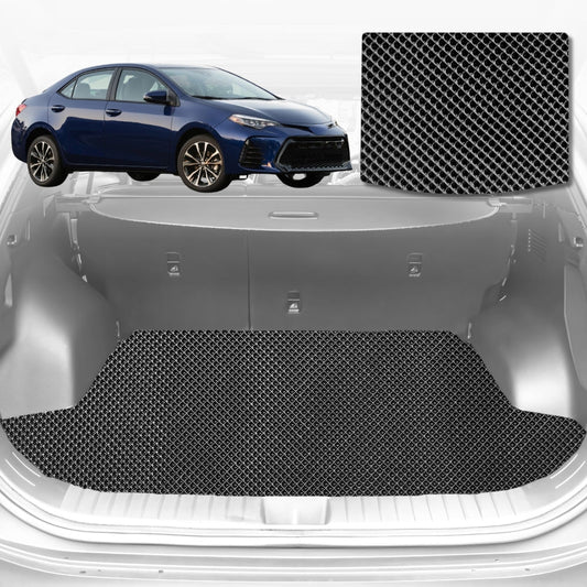 6D Diamond Car Boot Mat for Toyota Corolla Sedan2019-Current-Sedan-Cargo Mat-Black-Outback GT