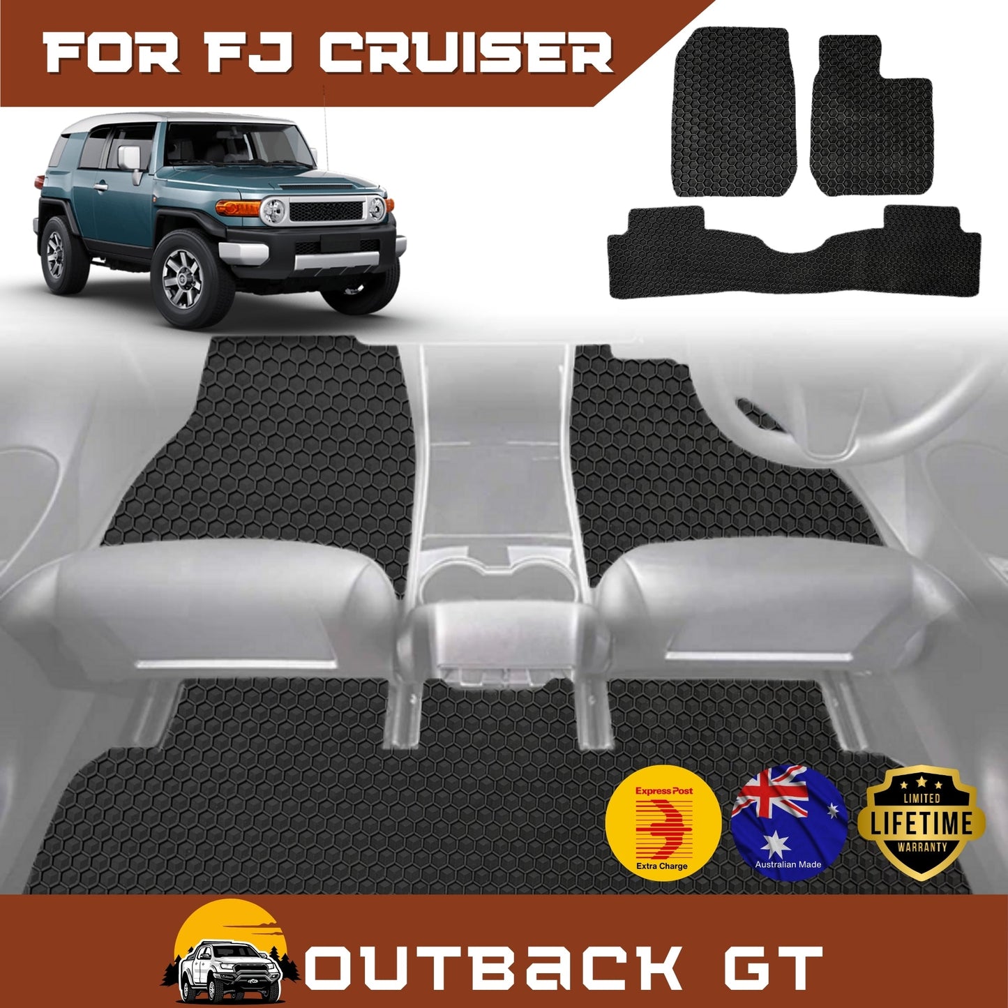 for Toyota FJ Cruiser 2010-2017