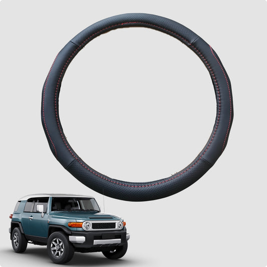 Steering Wheel Cover for Toyota FJ Cruiser 2010-2017 38CM Leather | Circle
