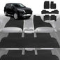 6D Diamond Car Floor Mats for Toyota Fortuner 2015-Current-Ultimate Set-Black-Outback GT