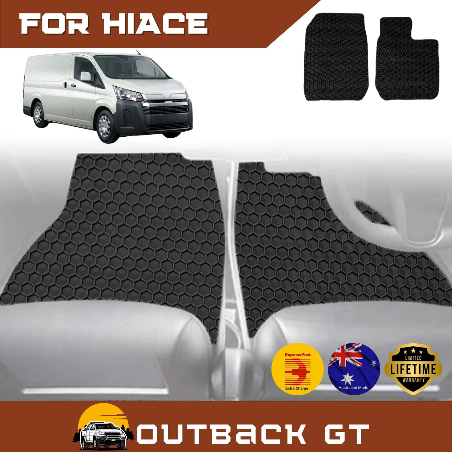 for Toyota Hiace Van 2019-Current