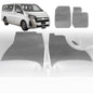 6D Diamond Car Floor Mats for Toyota Hiace Van 2005-2019-Front Set-Grey-Outback GT